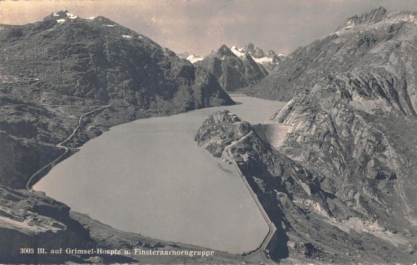 Grimsel-Hospiz u. Finsteraarhorngruppe Vorderseite