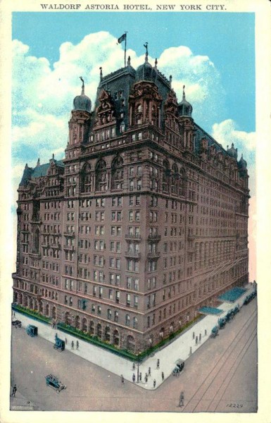 Waldorf Astoria Hotel, New York City Vorderseite