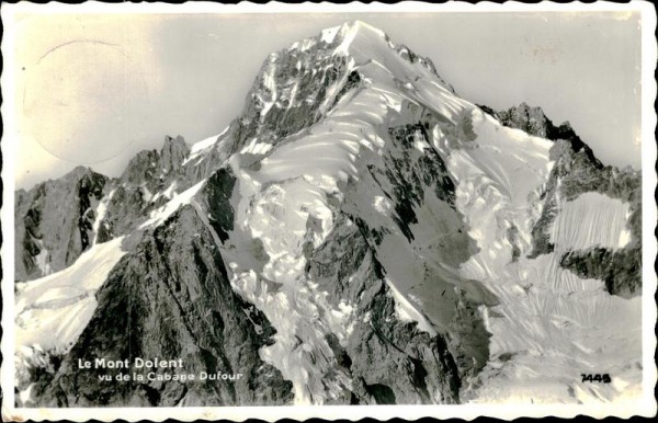 Le Mont Dolent (3820 m) Vorderseite