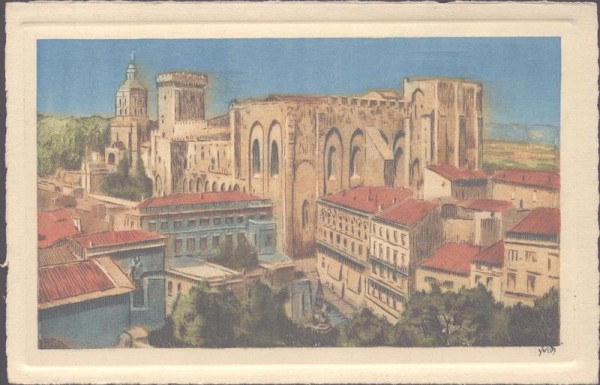 Avignon, Le Palais du Papes Vorderseite