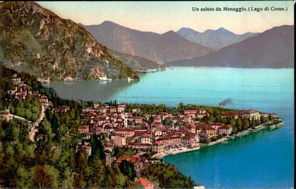 Un saluto de Menaggio. Lago di Como Vorderseite
