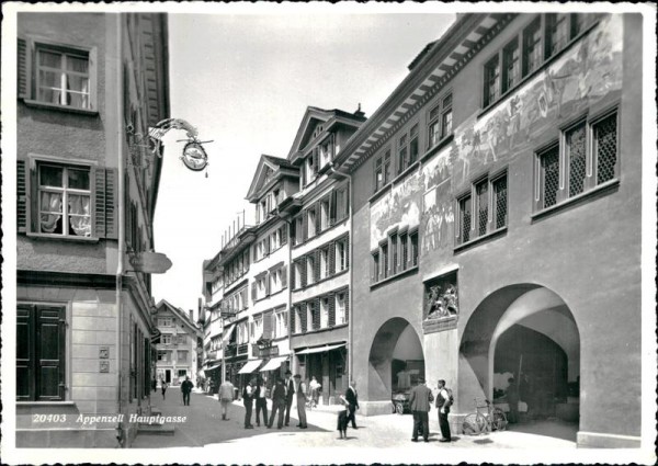 Appenzell - Hauptgasse Vorderseite