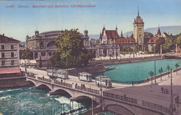 Zürich - Bahnhof und Schweizer Landesmuseum