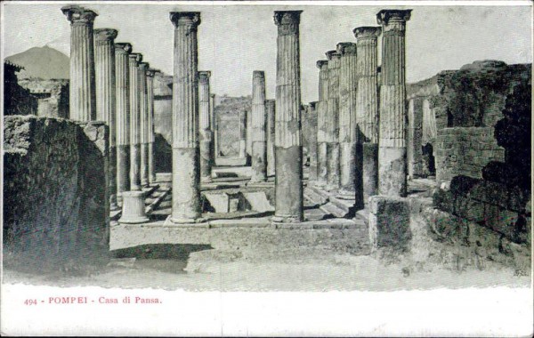 Pompei - Casa di Pansa Vorderseite