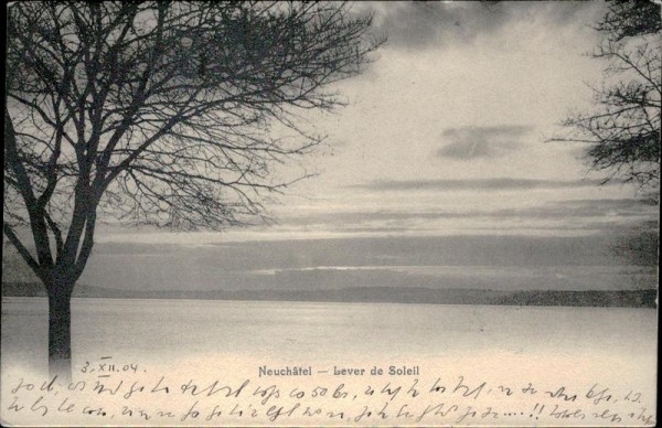 Neuchâtel - Lever de Soleil Vorderseite