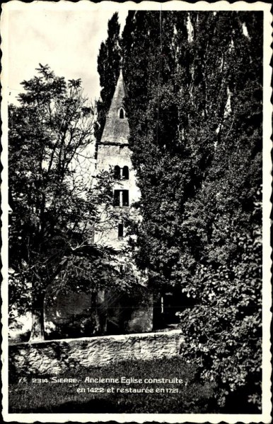 Sitten/Sion Vorderseite