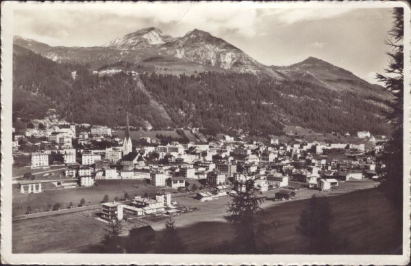 Davos-Platz gegen Tinzenhorn u. Schiahorn