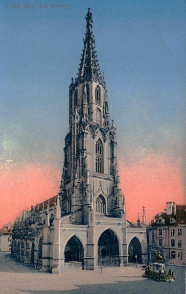 Bern, Das Münster Vorderseite