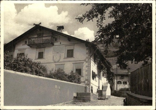Bündnerhausm in - Bergün/Bravuogn Vorderseite