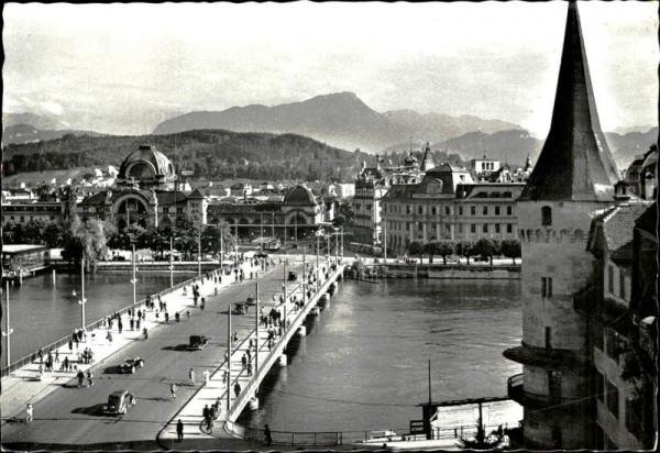 Luzern (Seebrücke, Bahnhof) Vorderseite
