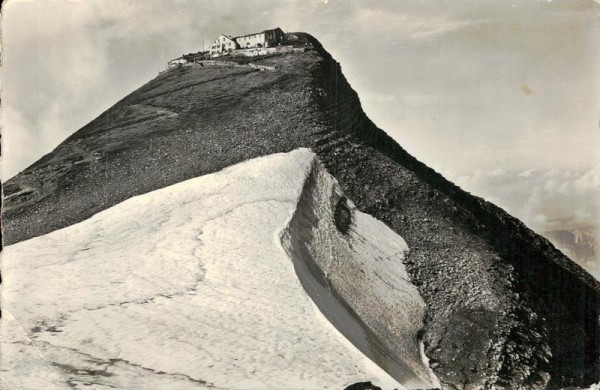 Faulhorngipfel mit Hotel Faulhorn, Grindelwald Vorderseite