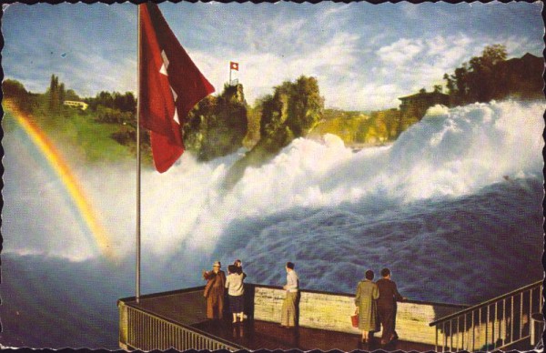 Rheinfall vom Fischetz aus