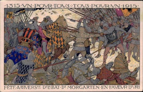 Morgarten 1315-1915 Vorderseite