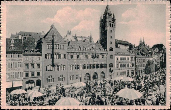 Basel, Marktplatz Vorderseite