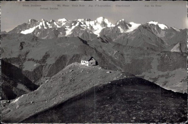 Cabane du Mont Fort Vorderseite
