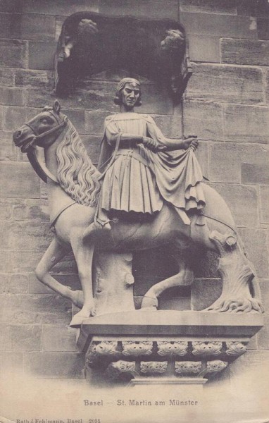 Basel, St.Martin am Münster Vorderseite