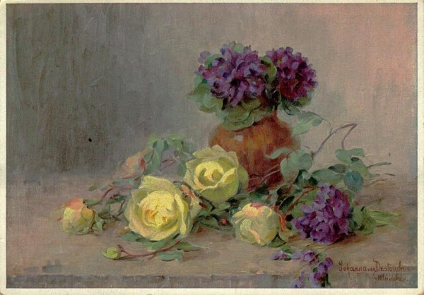 Rosen und Veilchen Vorderseite