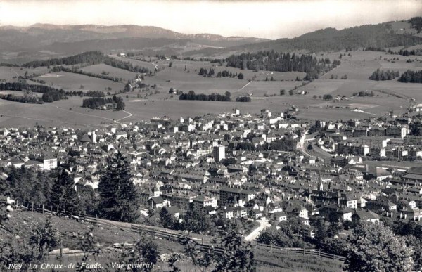 La Chaux-de-Fond. Vue générale Vorderseite