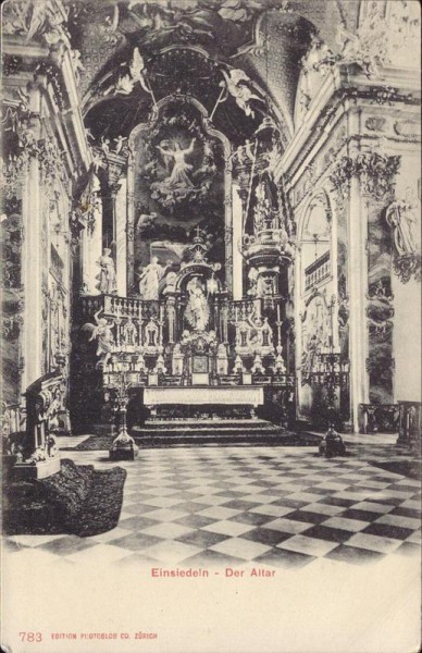 Einsiedeln - Der Altar Vorderseite