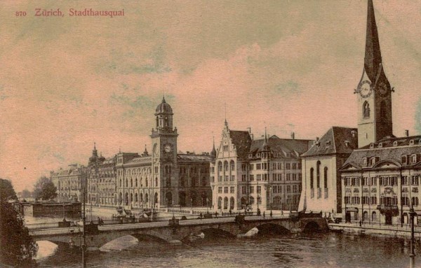 Stadthausquai, Zürich Vorderseite