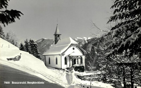 Bergkirchlein, Braunwald Vorderseite