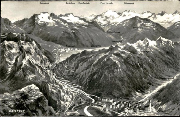 Gotthardpass Vorderseite