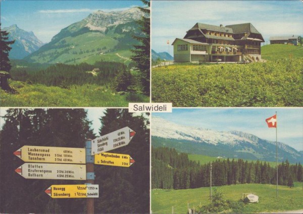 Sörenberg, Gasthaus Salwideli Vorderseite