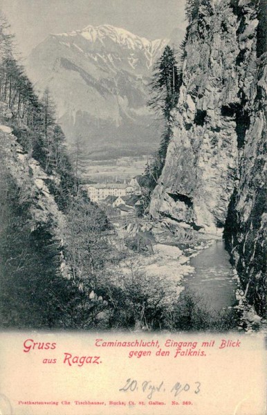 Gruss aus Bad Ragaz Vorderseite