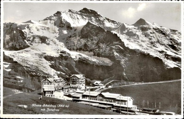 Kleine Scheidegg mit Jungfrau Vorderseite