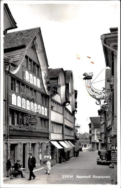 Appenzell - Hauptgasse Vorderseite
