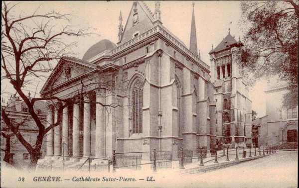 Kathedrale St. Peter (Genf) Vorderseite