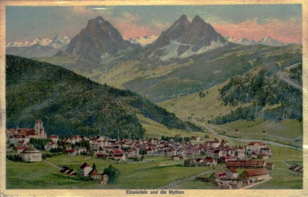Einsiedeln und die Mythen Vorderseite