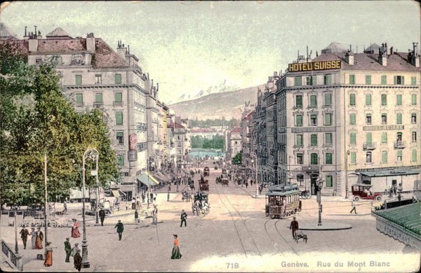 Genève, Rue du Mont Blanc Vorderseite