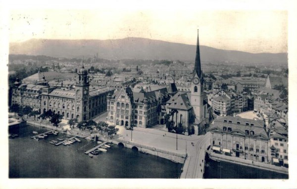 Zürich. Stadthausquai. 1926 Vorderseite