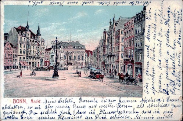 Bonn, Markt Vorderseite