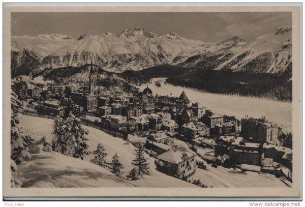 St. Moritz im Winter d'hiver - Restaurant Hahnensee
