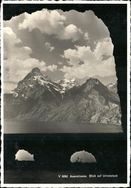 Axenstrasse. Blick auf Urirotstock (2928 m) Vorderseite