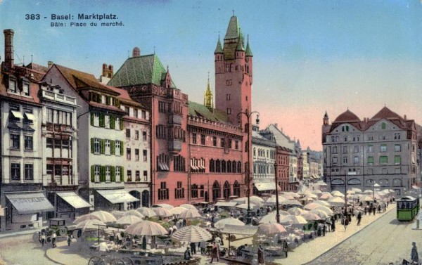 Basel, Marktplatz Vorderseite