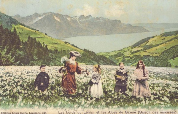 Les bords du Léman et les Alpes de Savoie (Saison des narcisses) Vorderseite