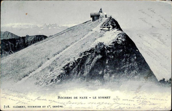 Rochers de Naye (2042 m) Le Sommet Vorderseite