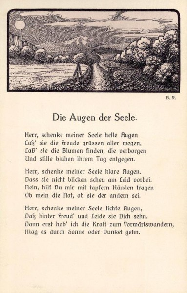 Die Augen der Seele Vorderseite