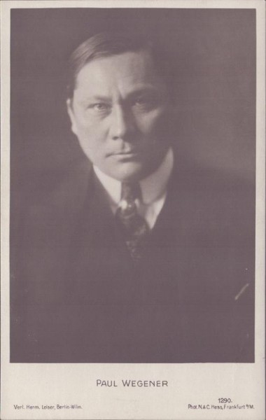 Paul Wegener Vorderseite