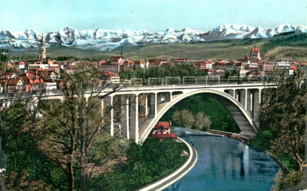 Bern und die Alpen Vorderseite