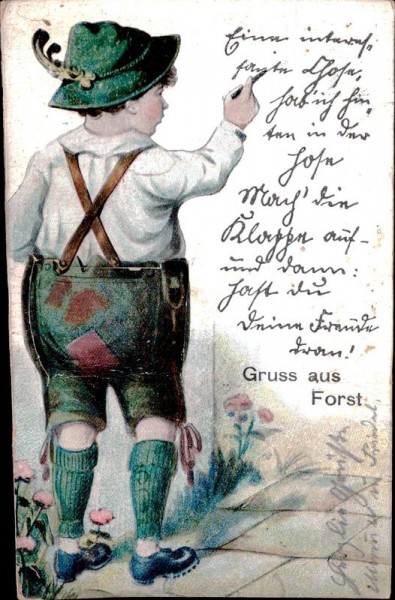 Gruss aus Forst Vorderseite