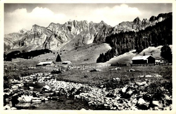 Säntisalp Toggenburg Vorderseite