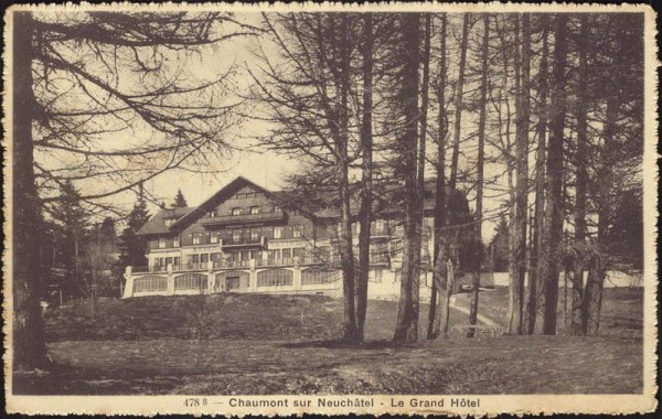 Chaumont sur Neuchâtel Vorderseite