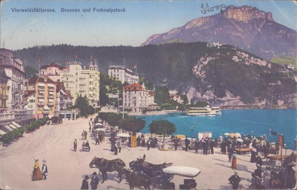 Vierwaldstättersee, Brunnen, Frohnalpstock Vorderseite