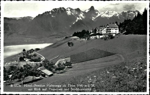 Pension Haltenegg ob Thun Vorderseite