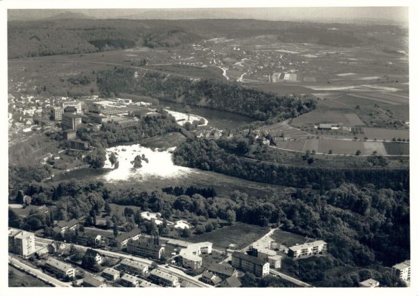 8212 Neuhausen am Rheinfall, SIG allCap AG/ Schloss Laufen mit Rheinfall Vorderseite