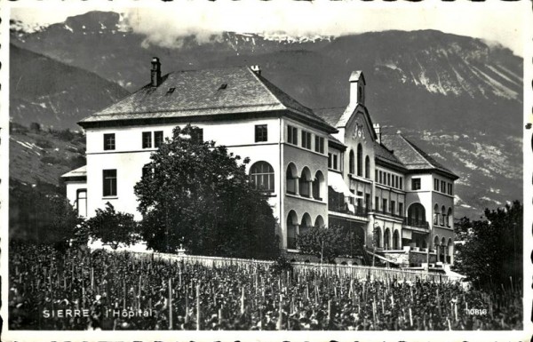 L'hôpital de Sierre Vorderseite